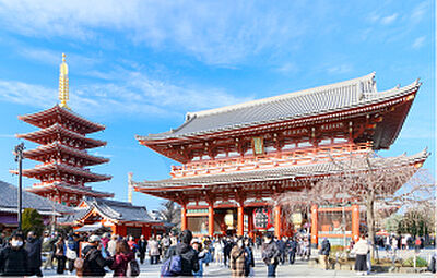 浅草寺 約1,550m（徒歩20分）