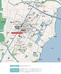 プレサンス ロジェ 堅田レジデンス モデルルーム案内図