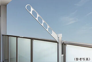 プレサンス ロジェ 甲子園口メゾニア スライド昇降式物干金物