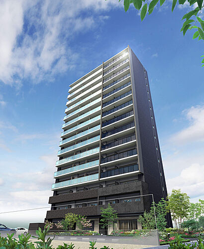 ソルプレサンス 三国レジデンス 外観完成予想図