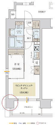 プレサンス ロジェ 藤が丘駅前 間取り A