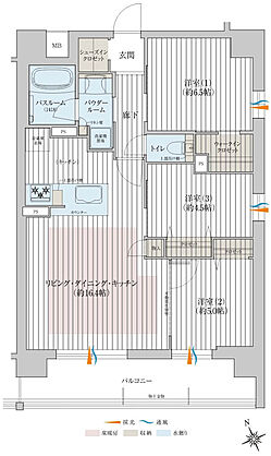 プレサンス ロジェ 西宮リンクス 間取り G