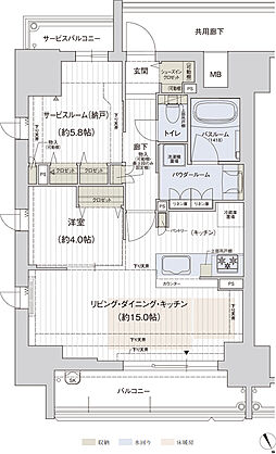 プレサンス ロジェ 銀山町 CENTIA 間取り A【menu2】