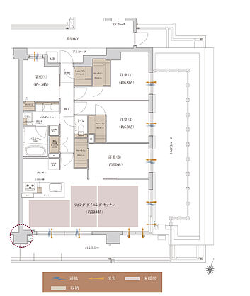 プレサンス ロジェ 神戸本山南町 間取り Hr