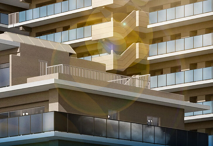 プレサンス ロジェ 塚口ザ・マークス 外観完成予想CG