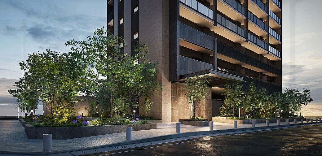 プレサンス ロジェ 鶴見緑地公園 フロント 共用部