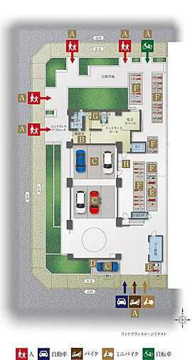 プレサンス ロジェ 鶴見緑地公園 フロント 共用部