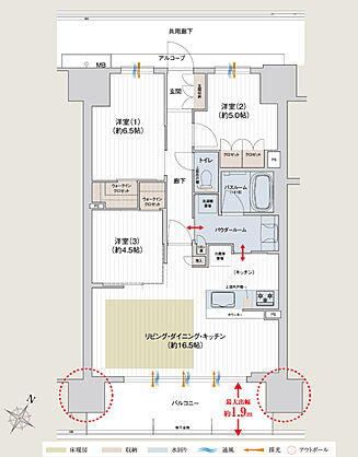 プレサンス ロジェ 四日市駅SOUTH 間取り D