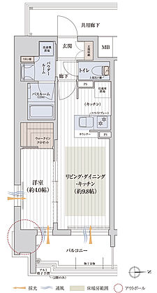 プレサンス レイズ 四天王寺 ターミナルリンク 間取り A