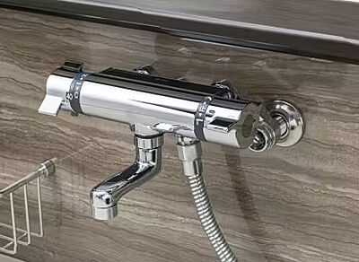 サーモスタット付混合水栓&浴室カウンター