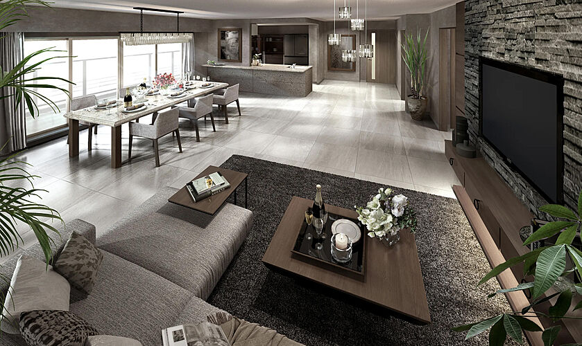 ソルプレサンス 阿倍野美章園 リビング・ダイニング・キッチン（Fタイプ）