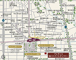 南塚口 フォレストフロント プロジェクト モデルルーム案内図