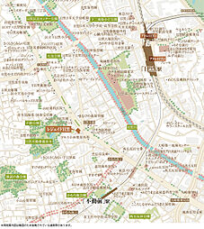 レ・ジェイド目黒 現地案内図