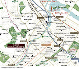 レ・ジェイド横濱桜木町 現地案内図