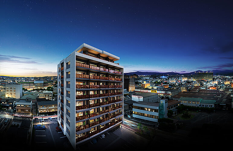 レクシア田迎サウスブライト 外観完成予想CG