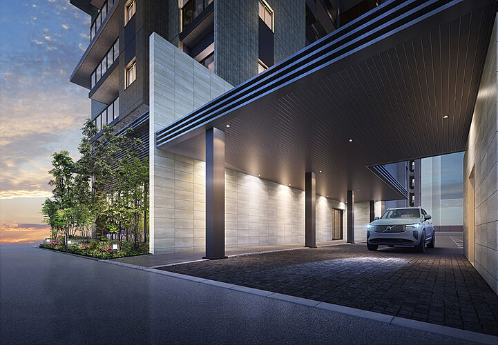 レクシア熊本 ザ・コア 車寄せ完成予想CG