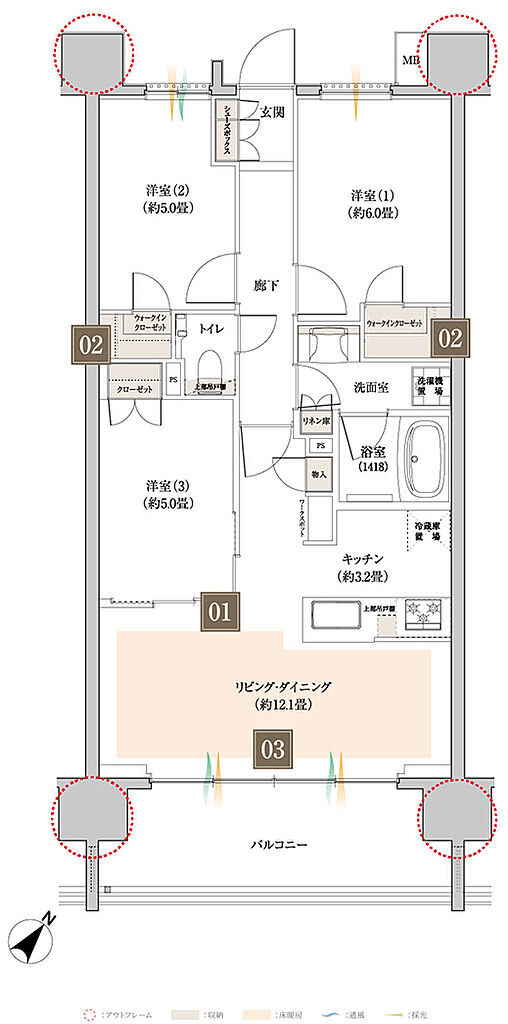 COCOCHI FIRST PROJECT（ココチファースト プロジェクト） 間取り D1