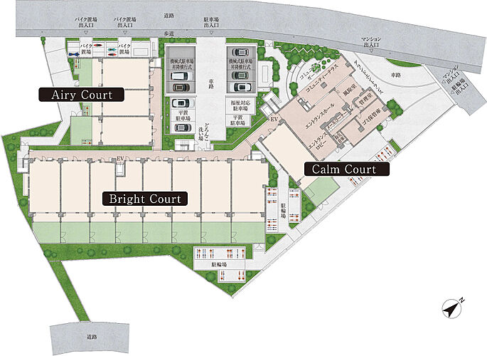 TOKYO WEST GARDEN PROJECT（東京ウエストガーデンPJ） 敷地配置図