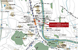 アメイズ諫早駅前プレミアム 現地案内図