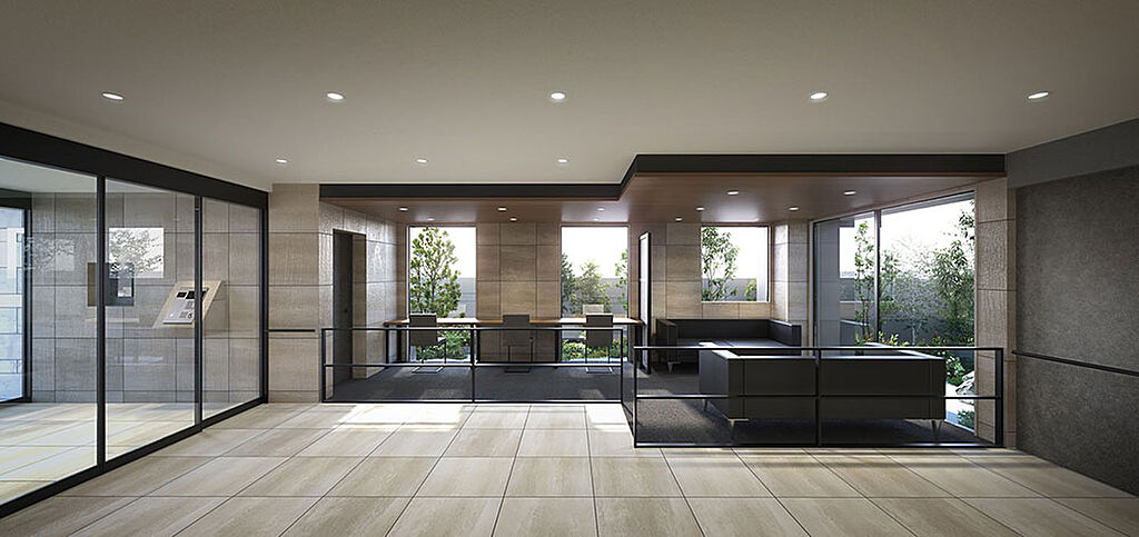 アメイズ人吉ビューテラス エントランスホール完成予想CG