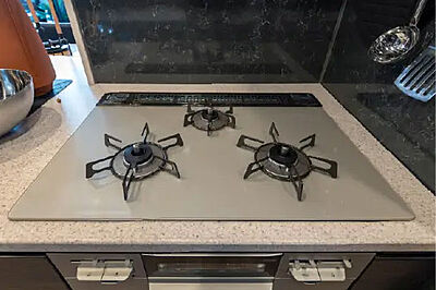 3口ガラストップコンロ
