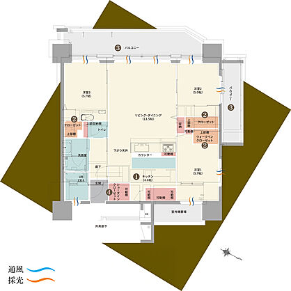 ザ・ルチオ浦添 間取り B