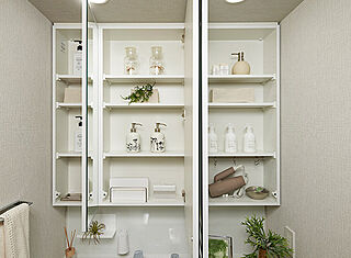 プレディア神戸舞子レジデンス 三面鏡裏収納