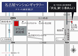 オープンレジデンシア瑞穂桜山ファースト モデルルーム案内図