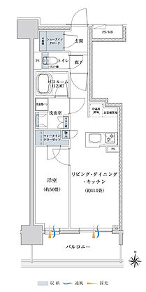 オープンレジデンシア栄 間取り D