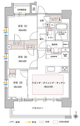 イノバス名駅南コート 間取り A