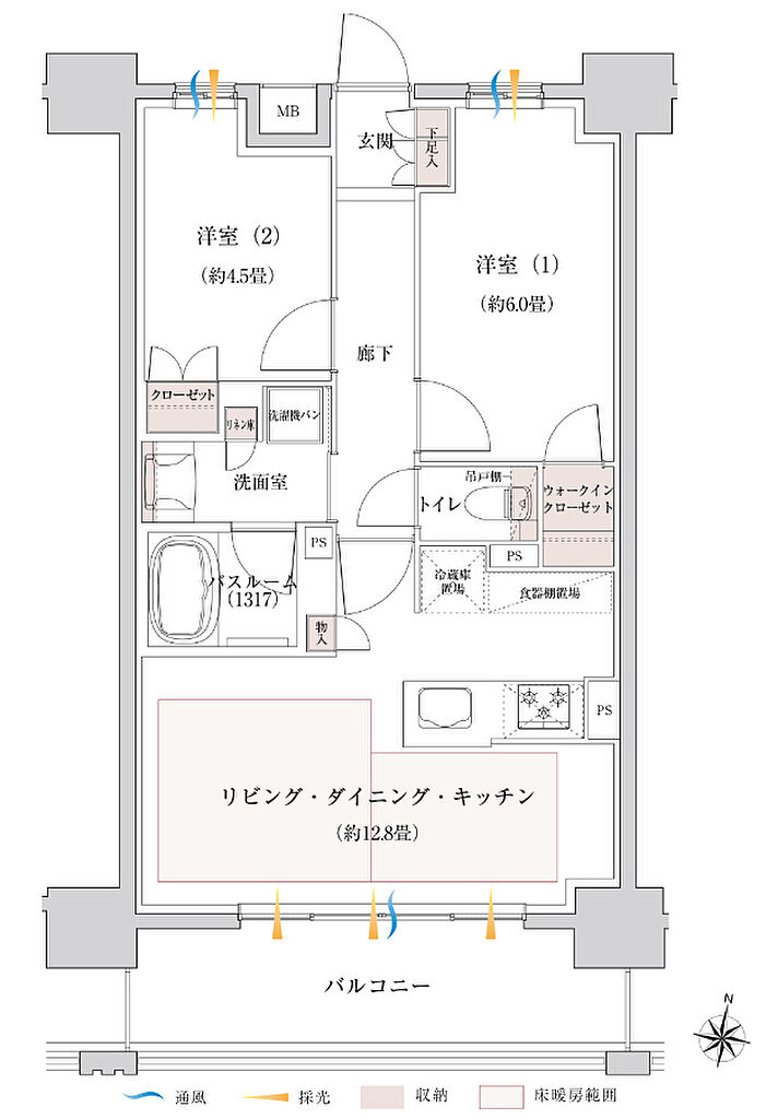 イノバス名駅南コート 間取り B
