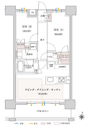 イノバス名駅南コート 間取り B