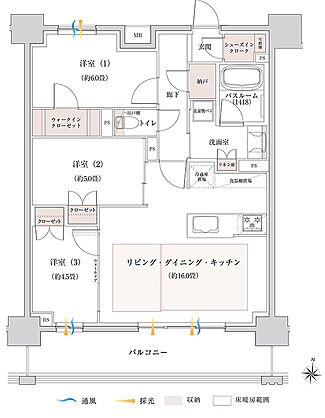 イノバス名駅南コート 間取り I