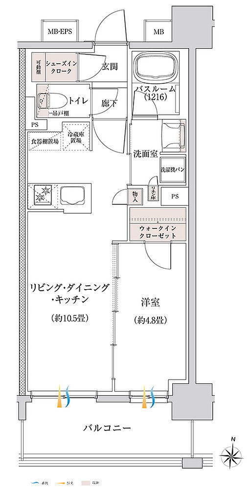 イノバス名駅南コート 間取り D