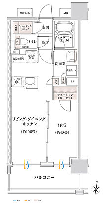 イノバス名駅南コート 間取り D