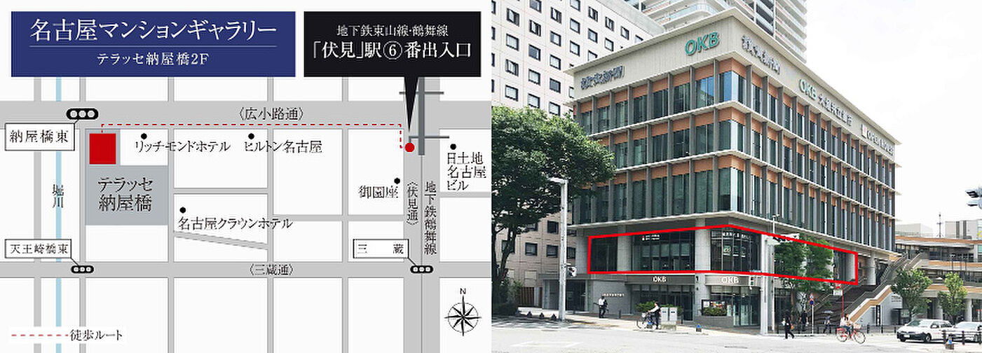 イノバス名駅クロス モデルルーム案内図