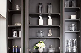 イノバス新瑞橋フロント 鏡裏収納付き三面鏡