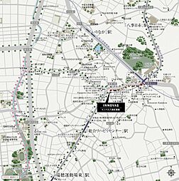 イノバス八事紅葉園 現地案内図