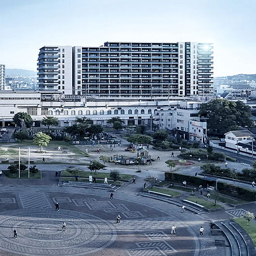 ファインレジデンス住道駅前／すごい駅前プロジェクト 外観完成予想図