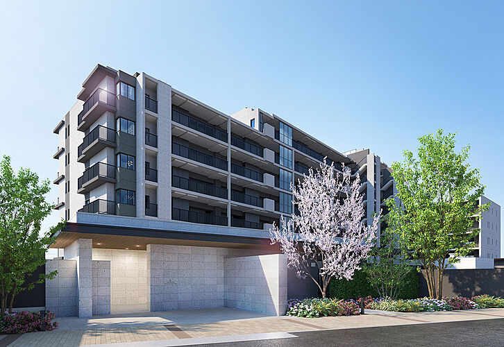 シエリア杉並高井戸 外観完成予想CG