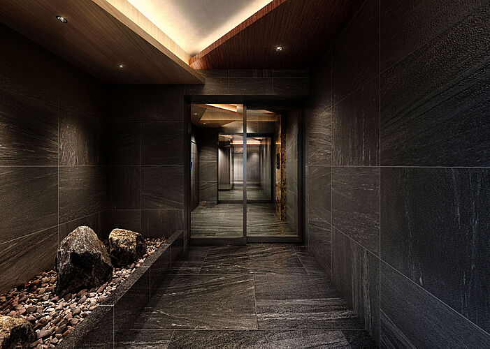 イノバス博多呉服 エントランスホール完成予想CG