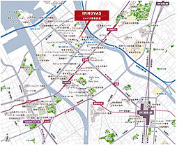 イノバス博多呉服 現地案内図