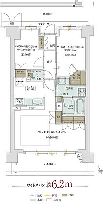 グランドパレス堺上野芝 ザ・グランドガーデン 間取り B1【MENU02】
