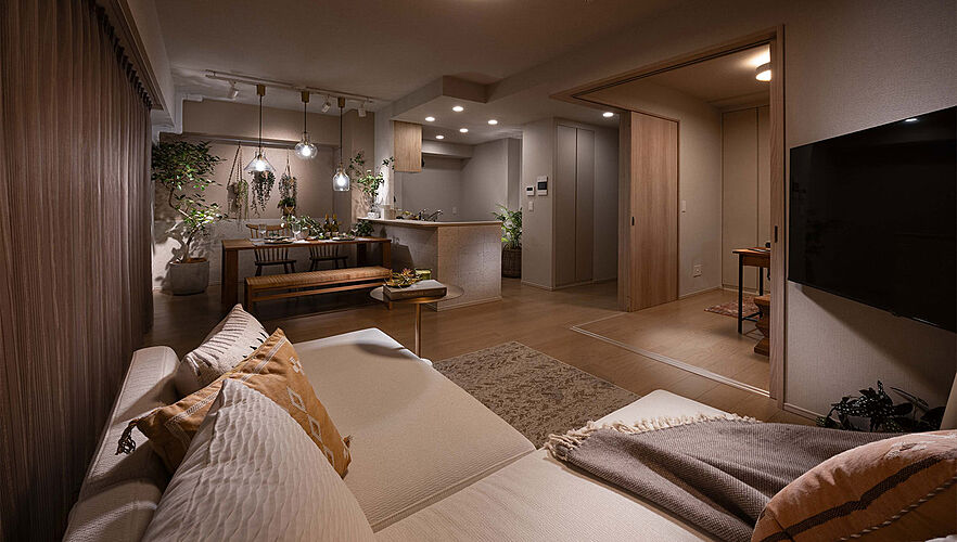 プラネスーペリア泉北原山公園 リビング・ダイニング（Atype）