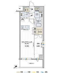 [H] ※1階、4階住戸は一部形状が異なります。
