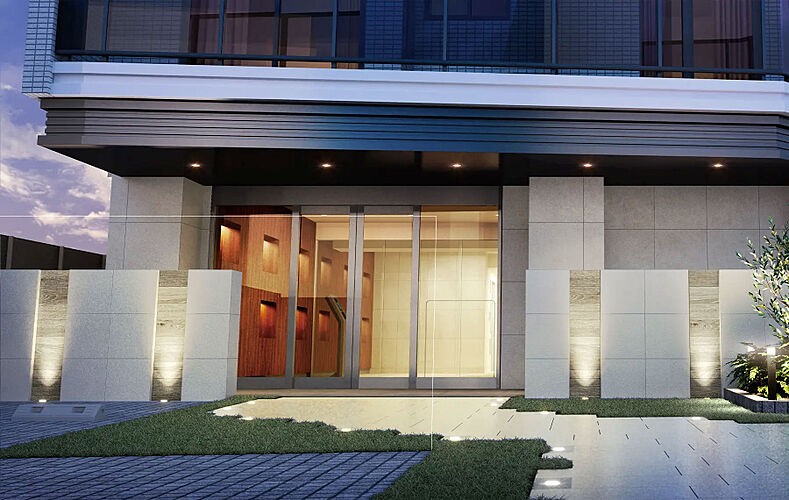 デュオステージ武蔵関 エントランスアプローチ完成予想図