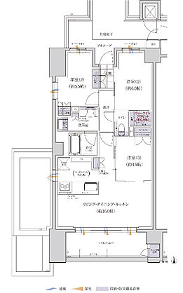 グランクレア名古屋庄内通 間取り O