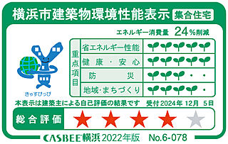 プライム横浜 横浜市建築物環境性能表示
