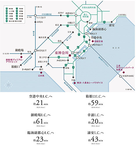 プライム横浜 アクセス図