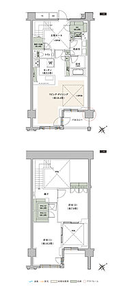 プライム横浜 間取り H-PE1